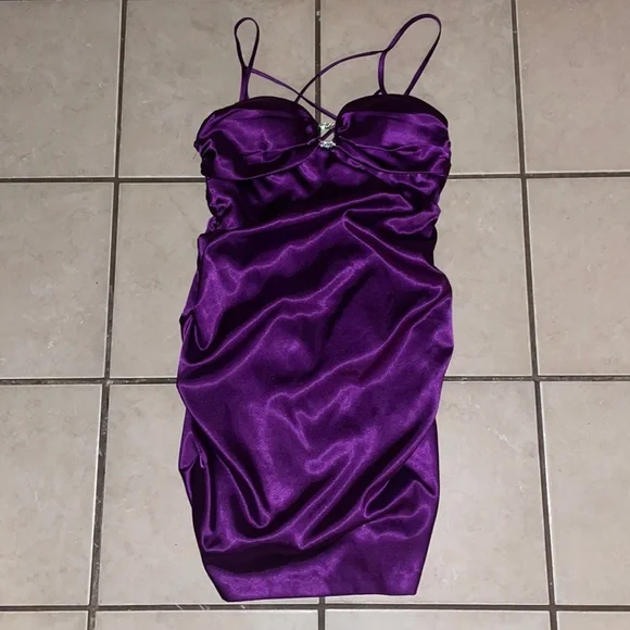 open lace back dress Blondie Nites "Lizzy" Glitter Mesh Dress 4534BN